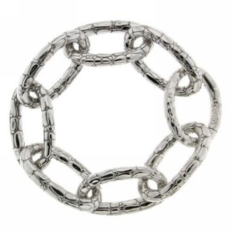 Bracciale in argento crocodile - 7337