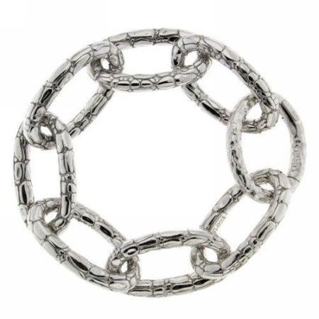 Bracciale in argento crocodile - 7337
