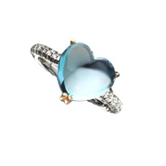 Juliet Mimi ring in Gold mit Topas und Diamanten-A305C8TB