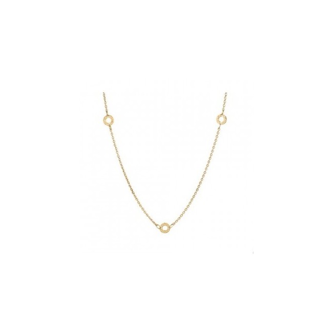 Drei silberne Halskette Charme-CL15