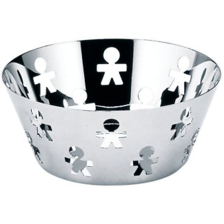 Alessi Girotondo  Round basket with open-work edge 