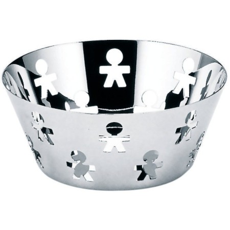 Alessi Girotondo  Round basket with open-work edge 