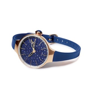 Orologio Cherìe Diamond Gold Hoops blu