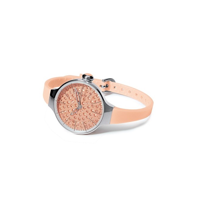 Watch Cherie Diamond light orange apricot