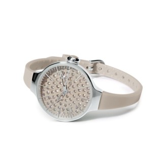 Cherìe Watch Diamond Hoops-grau