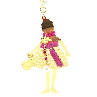 Necklace Le Carose Gold rose and pearl necklace belt