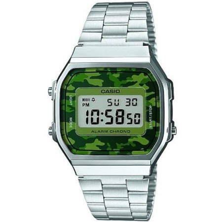 Watch Casio vintage 70s green camouflage