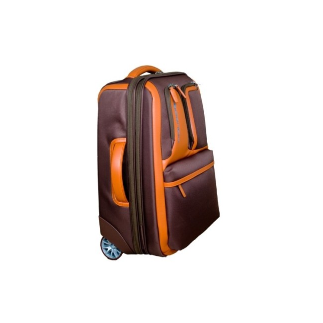 Piquadro Trolley cabina Globe Marrone BV1578GL/MA