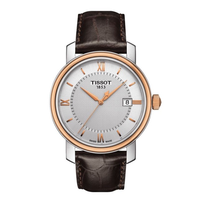 Tissot Bridgeport Uhr Quarz Gent stieg Ring-T0974102603800