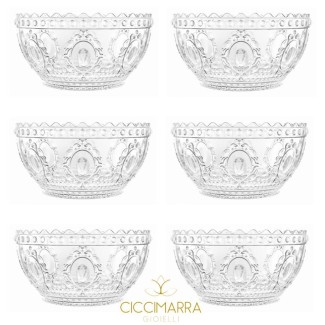 Milan Kisses cups Baroque Rock-& line 6pcs