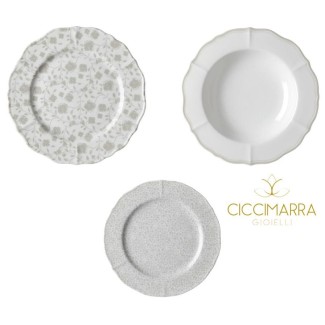 Servizio Piatti Rose&Tulipani May Flower - 36pz