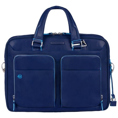 Borsa porta computer e iPad/iPad®Air a due manici linea Blue Square blu