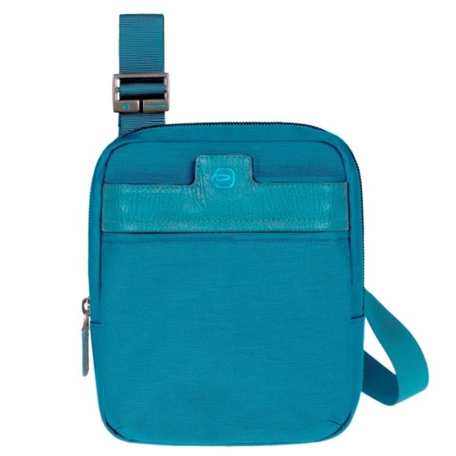 Leather and fabric shoulder bag-CA2967SI/AV