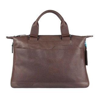 Piquadro expandable,slim computer portfolio briefcase - CA1618S73/M