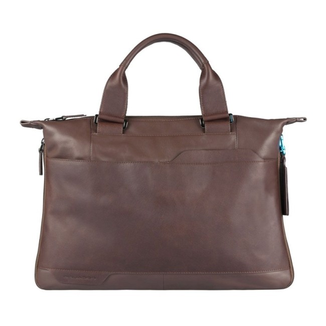 Piquadro expandable,slim computer portfolio briefcase - CA1618S73/M