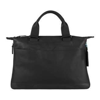 Piquadro expandable,slim computer portfolio briefcase - CA1618S73/N