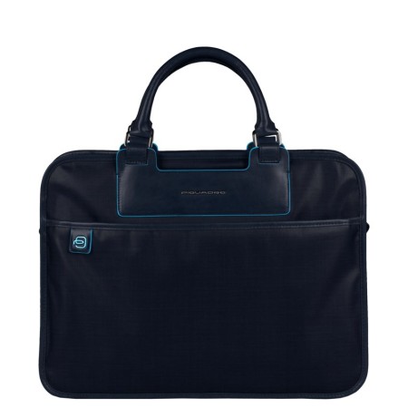 Cartella porta PC e iPadmini liena Aki tessuto blu - CA1903AK/BLU