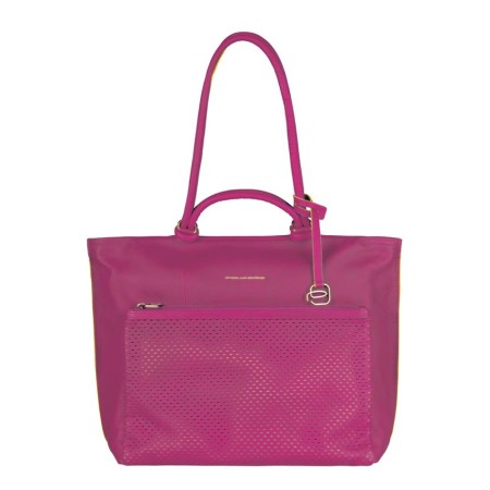 Piquadro Horizontal tote bag fuchsia - BD3305S75/FU