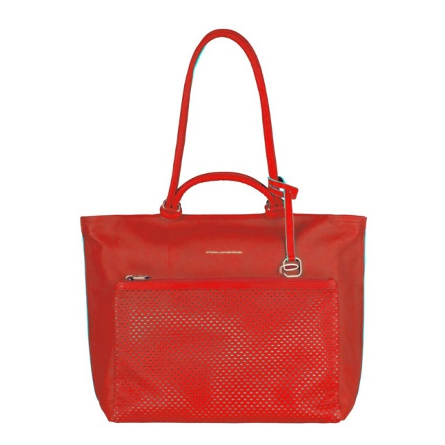 Piquadro  tote bag with front pocket red - BD3305S75/R