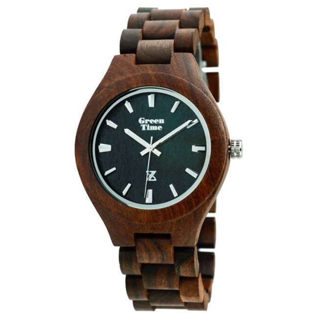 Orologio Green Time by Zzero in legno sandalo nero naturale - ZW005A
