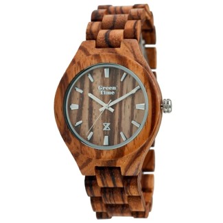 Watch Greentime by Zzero in zebrawood natural - ZW005C