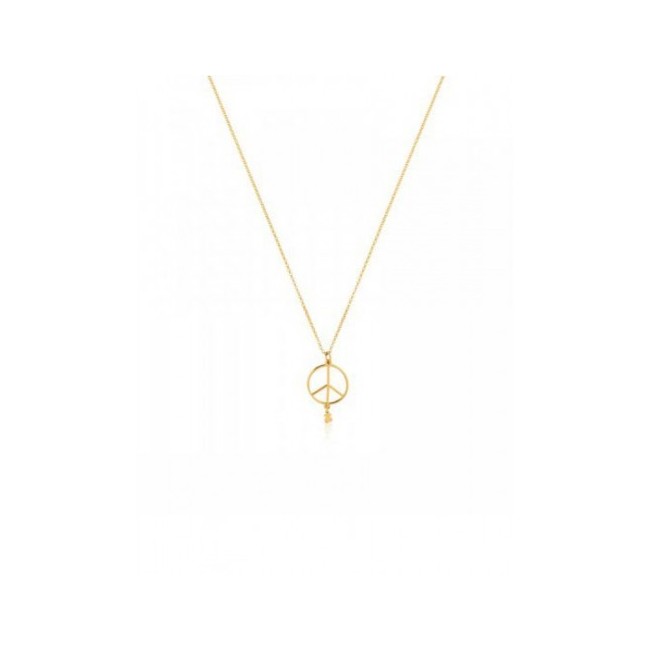 Collana Tous Vermeil simbolo pace argento placcato oro