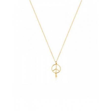 Collana Tous Vermeil simbolo pace argento placcato oro