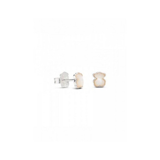 Tous earrings Color line in silver and mother of pearl