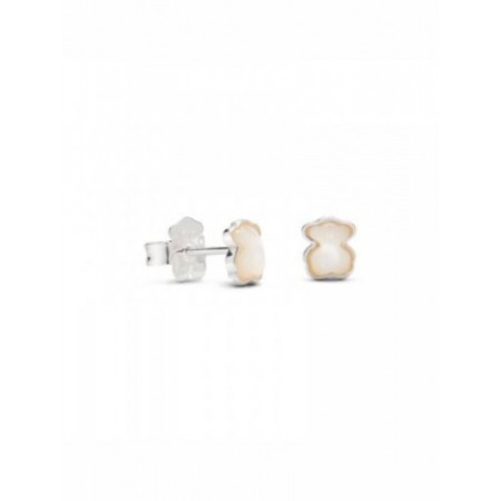 Tous earrings Color line in silver and mother of pearl