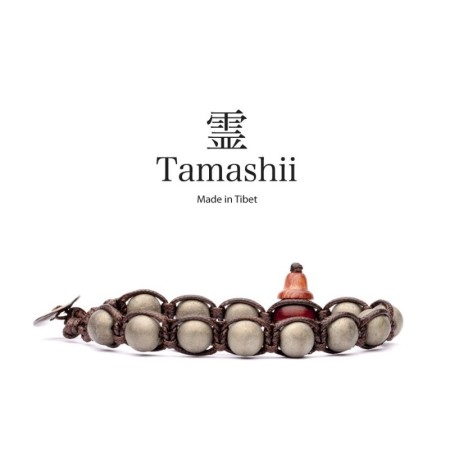 Bracciale Tamashii talismano Pirite Satinata