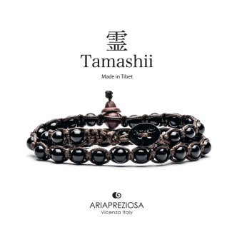 Tamashii bracelet double size with black sitin Onyx - 99002344