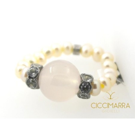 Mimi Pearls and Amethyst Ring - A023T222