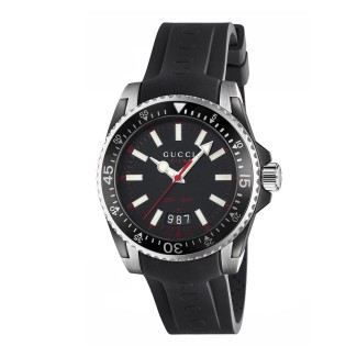 Gucci Quartz Dive rubber man