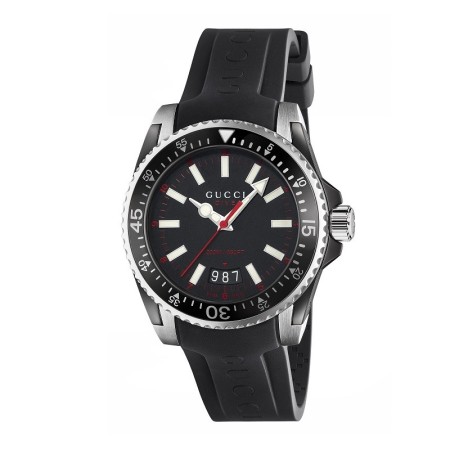 Gucci Quartz Dive rubber man