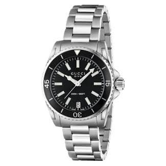 Gucci Quartz medium black man Dive