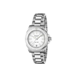 Orologio Gucci Dive Quarzo Small donna bianco