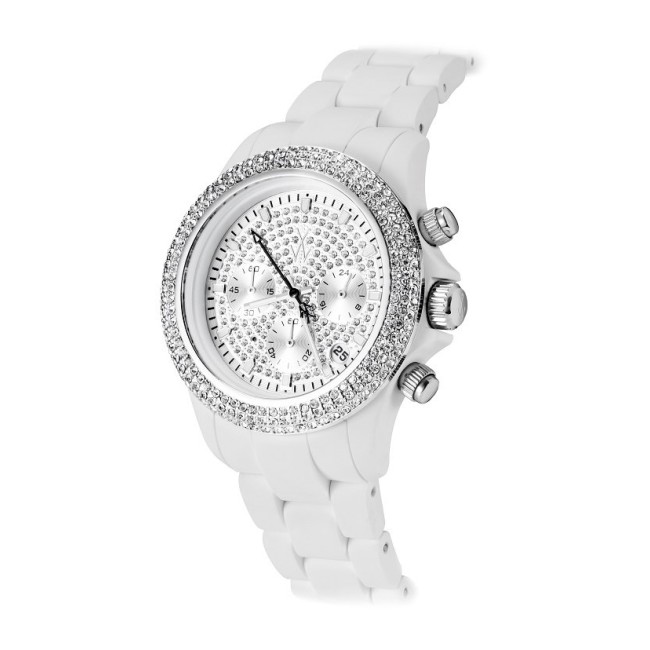Toy Watch Uhren Chrono samtig mit Swarovski-VVCMS05WH