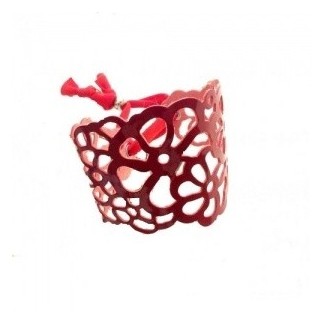 Keine Sorge Armband Armadillo glänzend rotem Latex