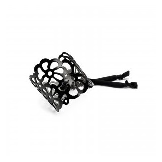 Bracciale Niente Paura Tatù in gomma Nero lucido