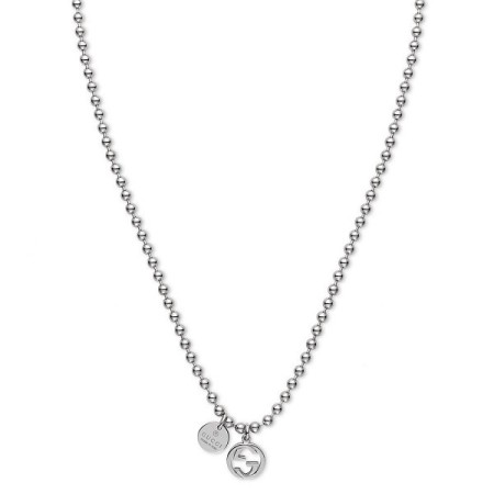 Collana Gucci Boule logo e charm in argento - YBB39099200100U