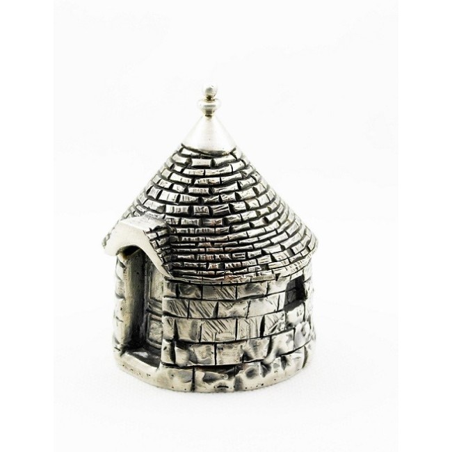 Small box Jewelry Box Trullo Puglia in Sterling silver 925