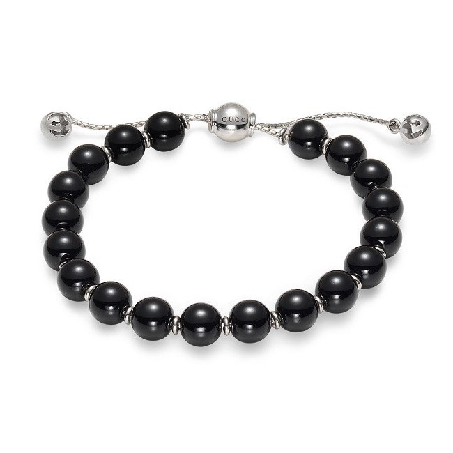 Britt Gucci bracelet pearls black wood -YBA310541003016