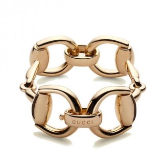 Bracciale grande Horsebit Gucci oro giallo - YBA133292002018