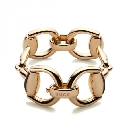 Bracciale grande Horsebit Gucci oro giallo - YBA133292002018
