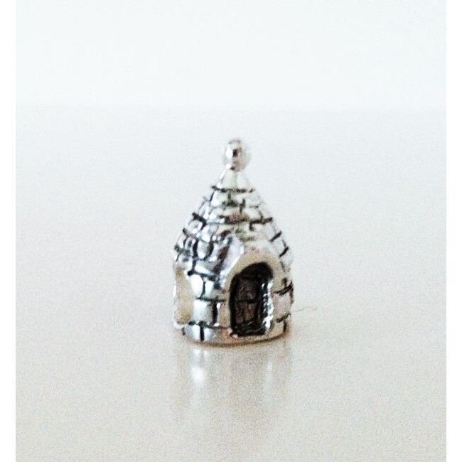 Silver Charms Apulia Trullo for Bracelets
