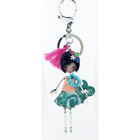 Die Carose-Puppe Keychain Flapper blau
