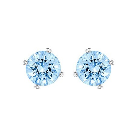 Orecchini SWarovski Attract Pearl punto luce azzurro lobo - 5166806