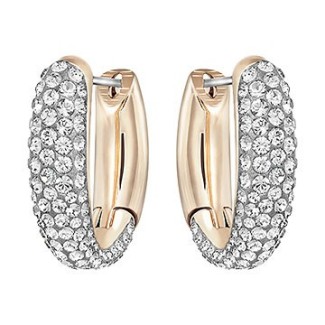 Swarovski Circlet Small Hoop Pierced Earrings