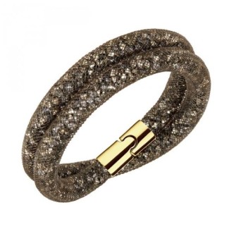 Bracciale Stardust Brown Double chiusura oro M - 5184846