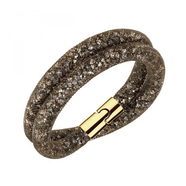 Bracciale Stardust Brown Double chiusura oro M - 5184846